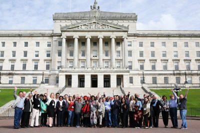 GPLC 2016 participants visit Stormont on a tour of Belfast City